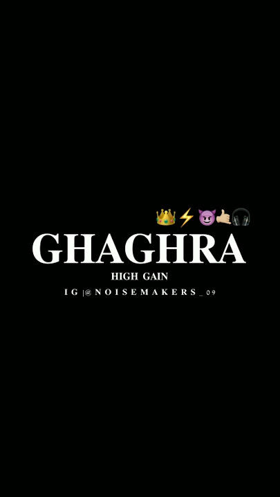 Ghaghra 🔥| HIGH GAIN 🔊 | DJ SHAFIK | USE HEADPHONES 🎧 | #shorts #trending #dj #pune #youtubeshorts