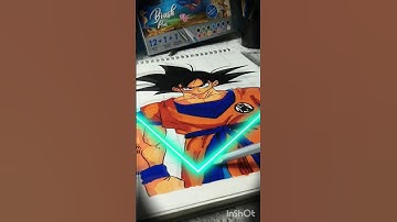 Goku Turns Real 😱 Hyper Realistic Art Transition Anime #shorts #dragonball #goku #animeart