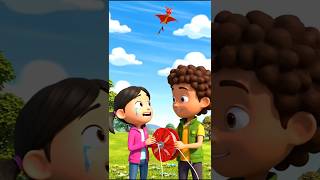 The Kite Rescue! Brother Saves Sister's Sky Adventure.YouTubeShorts, #FamilyFun, #SweetStory, #Fly