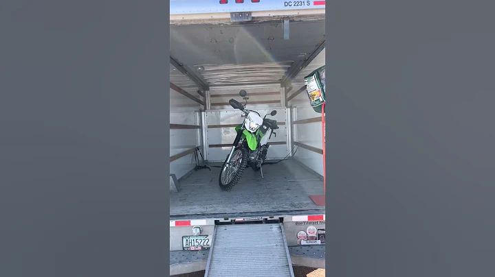Bringing home my new 2023 KLX230 in a Uhaul box truck - 天天要聞