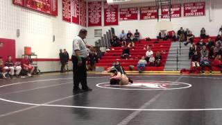 EHNwrestling 20111213 v Oakland Mills part 2.MOV