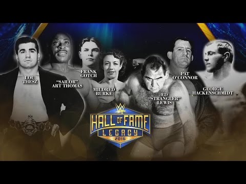 Congratulations to the 2016 Legacy Inductees: 2016 WWE Hall of Fame on WWE Network