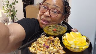 Saved & Sure" God wants to show you Mercy(John :10 & Isaiah:30)💛✌️🙏..Gourmet African breakfast 