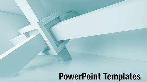 Futuristic Architecture PowerPoint Template Backgrounds - DigitalOfficePro #00161