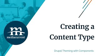 Creating a new content type