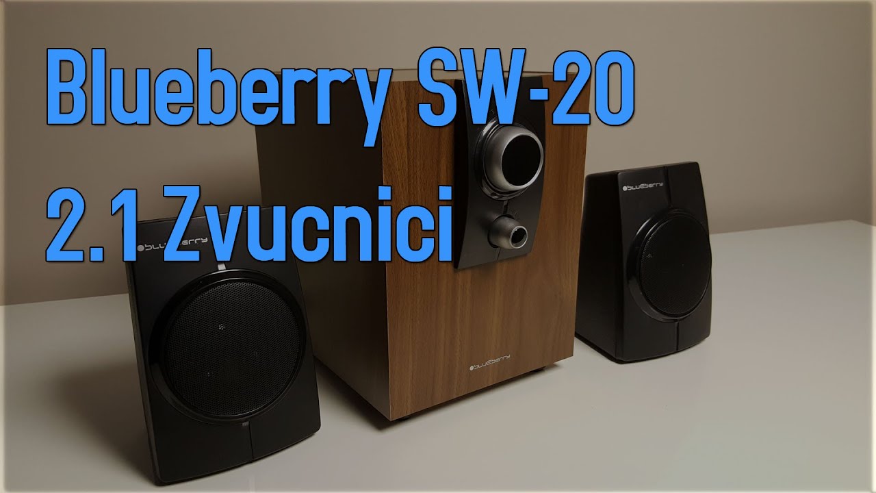 BLUEBERRY SW-20 2.1 Speakers - YouTube