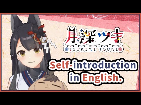 【Self‐introduction/English】 I'm Tsuki Tsukimi♪【Vtuber】