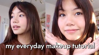 A 15 YEAR OLD's EVERYDAY MAKEUP TUTORIAL/ROUTINE 💄✨