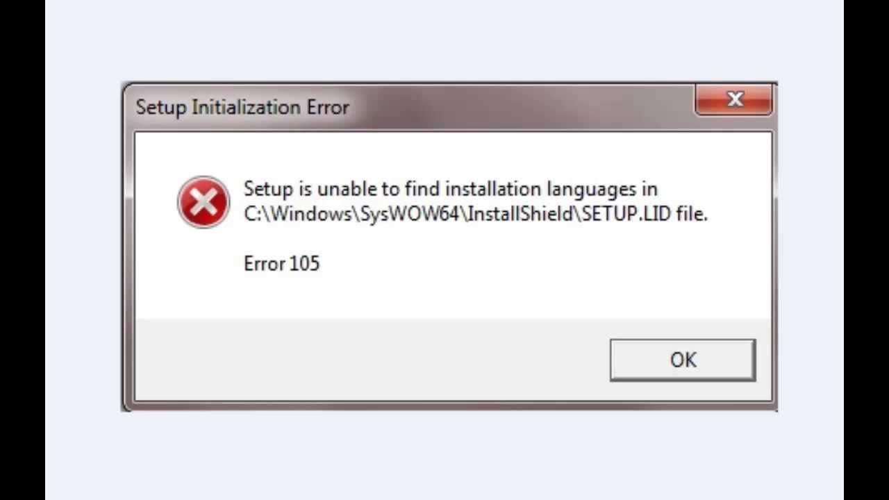 Setup was unable to. Setup was unable to