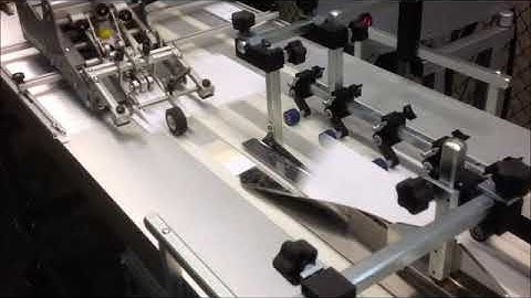 Attaching booklet and plow folding on TB 72