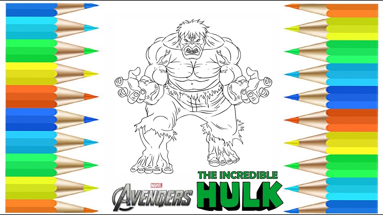 Colorindo Desenho do HOMEM ARANHA Thor Hulk e Iron Man Infantil