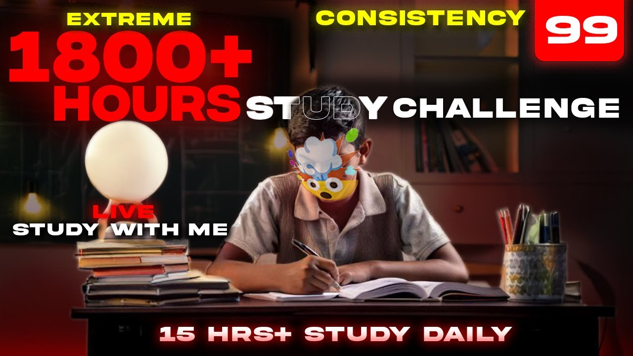 100% Ads-free 🔴LIVE STUDY WITH ME Day 99 .ZERO ADS ONLY STUDY