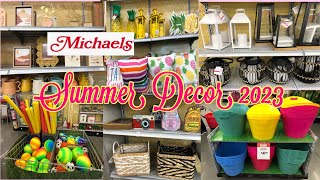 MICHAELS STORE 50% SUMMER DECOR 2023 *SHOP WITH ME AT MICHAELS STORE #shopwithme