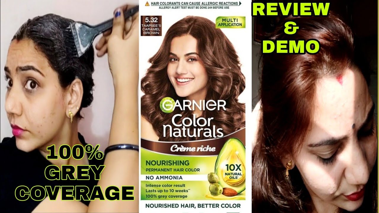 Garnier Color Naturals Hair Color Shade no  Caramel Brown | Hair color  at home | #deekshachauhan - YouTube