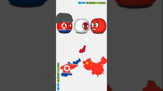 Enemies of Japan and Cambodia 🌏🇯🇵🇰🇭 #countryballs #shorts #japan