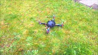 WiiCopter first flight attempt - Not enough space ! [HD]