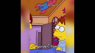 The Simpsons: Little Homer & his mother singing big fig newton 🎵🎶 #shorts