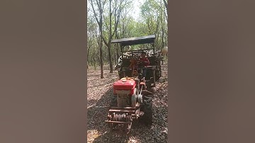 2 cậu bé tập lái xe công nông