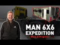 Top expedition vehicle  man tga 33430 6x6  campers lab