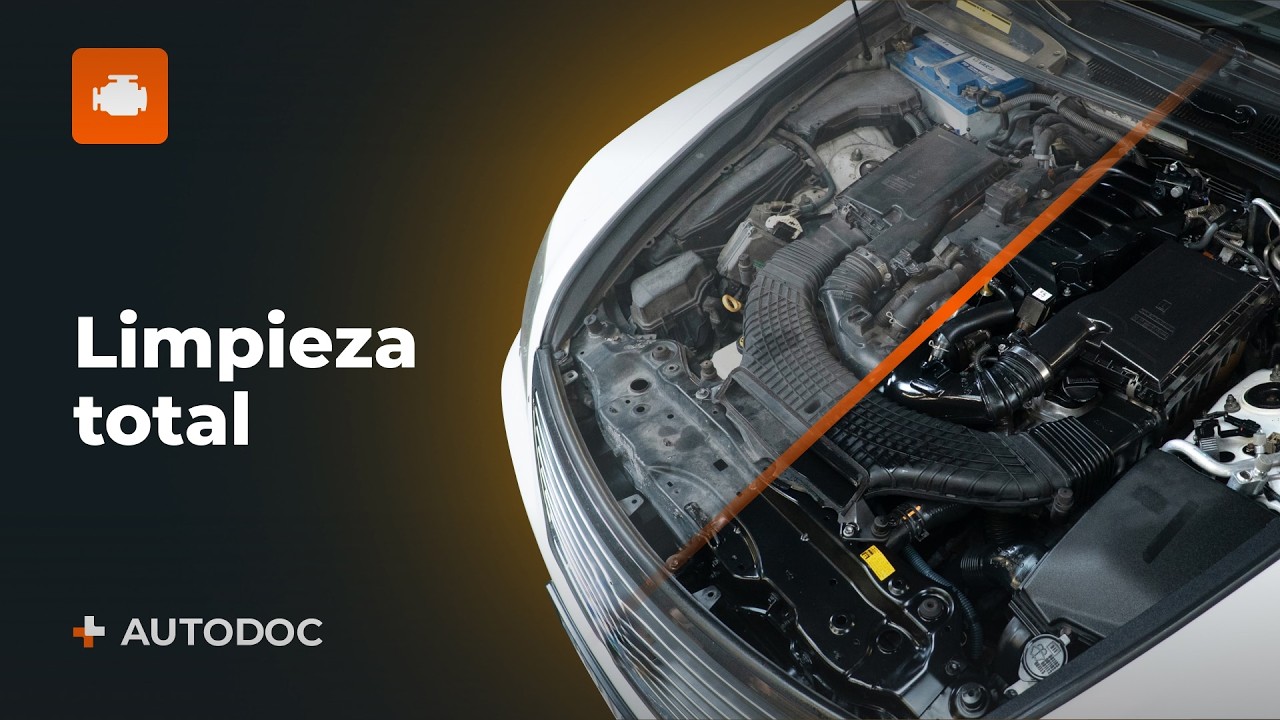Cómo dejar el compartimento del motor impecable