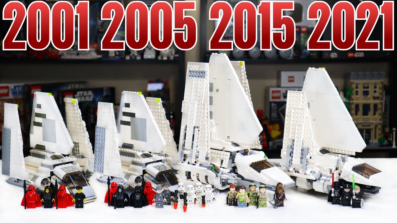 LEGO Star Wars IMPERIAL SHUTTLE Comparison! (7166, 7264, 75094, 75302 |  2001, 2005, 2015, 2021)