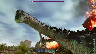 Ark Ascended Scorched Earth - Titano vs. Fire Wyvern
