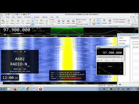 FM DX LC - 160621 0958UTC - 97.9 Radio Niederösterreich (AUT) Wien 1/Kahlenberg (wie) 100kW 5km