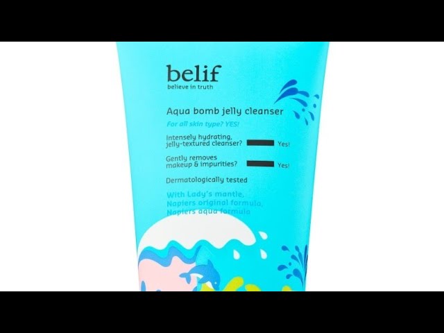 Aqua Bomb Hydrating Jelly Cleanser - belif