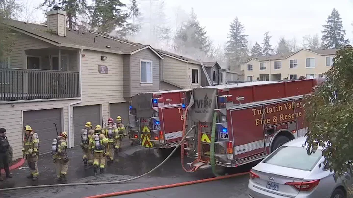 Beaverton apartment fire damages 8 units, displaces 20 residents
