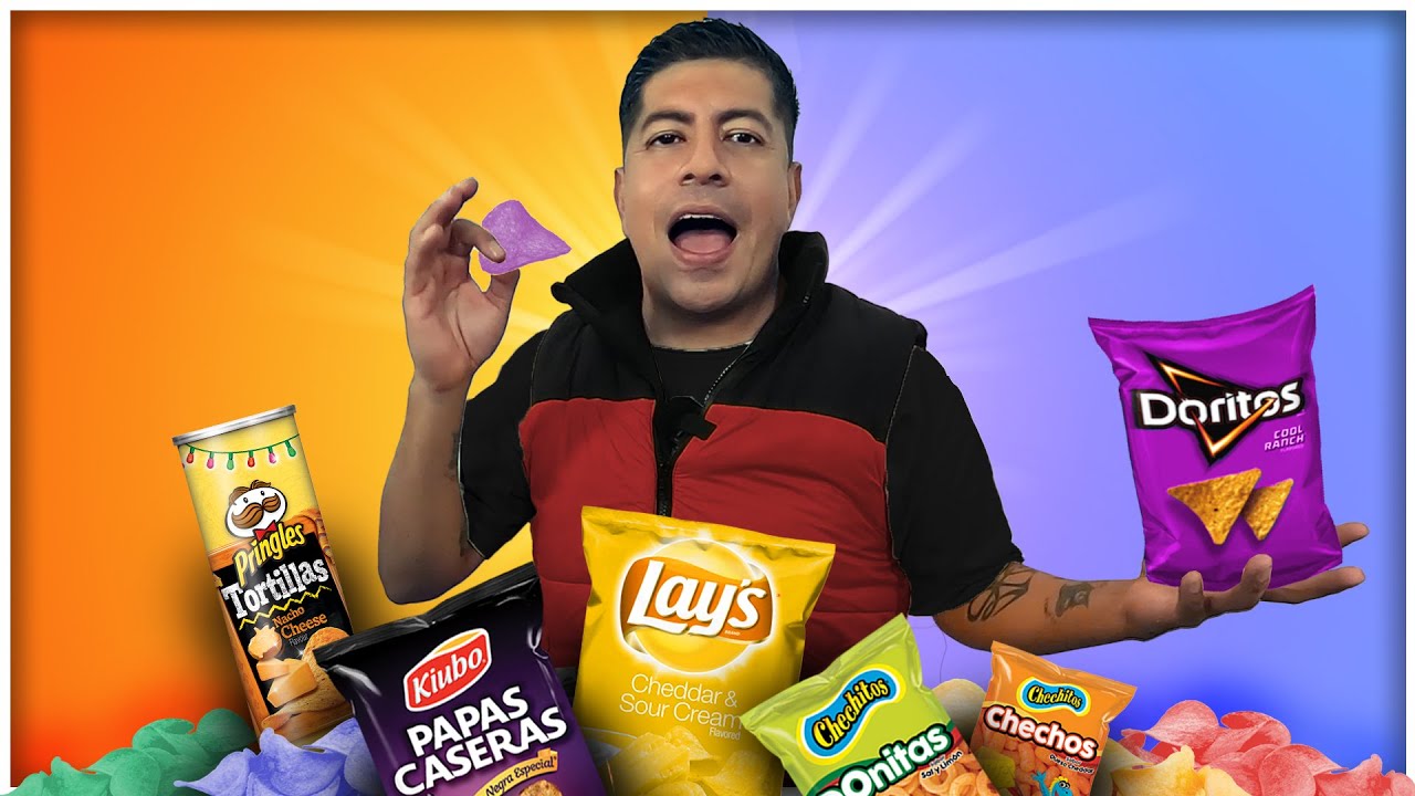 PROBANDO papas DE SABORES RAROS DE H.E.B Sabritas Vs Botanas Provi ¿Son ...