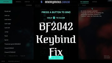 BF2042 Keybind FIX!!!