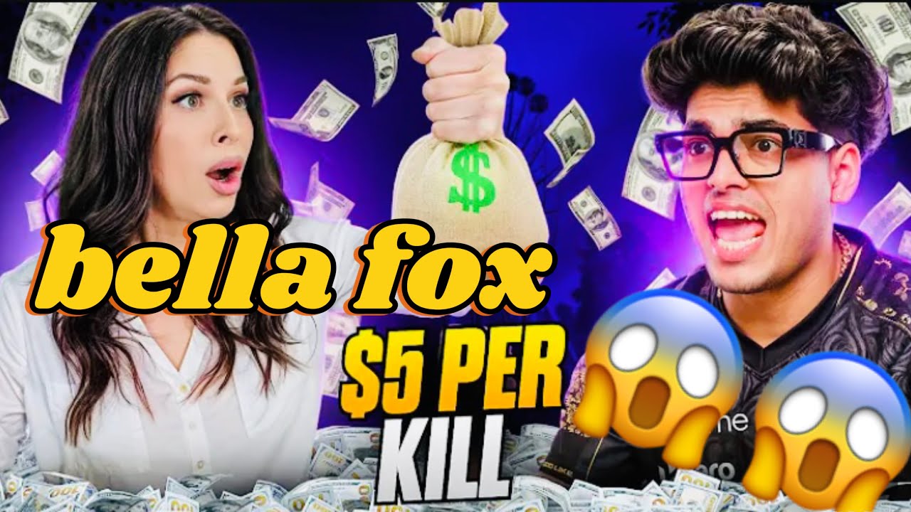 bella fox paying Jonathan gaming 5 Dollar per kill - YouTube