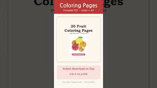 Relax and Color: Printable Coloring Pages #Shorts