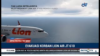 Detik-detik Jatuhnya Pesawat Lion Air JT610 di Perairan Tanjung Karawang