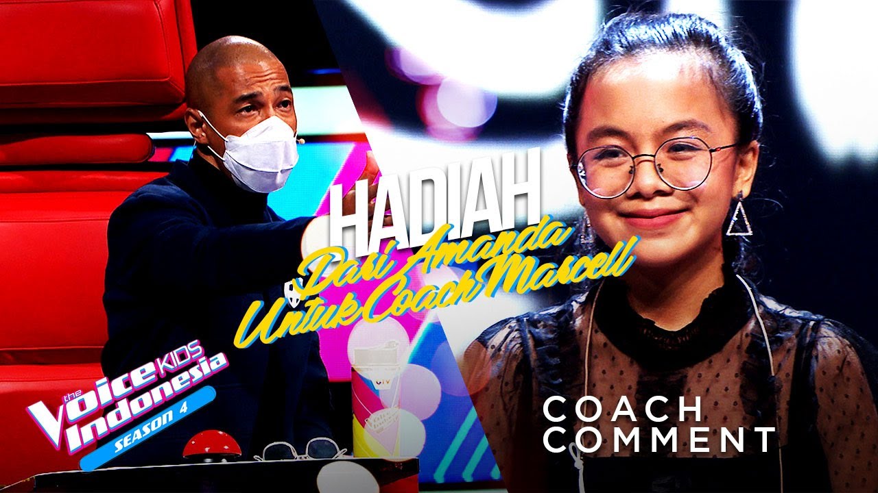 Ada Hadiah Untuk Coach Marcell | Blind Auditions | The Voice Kids ...
