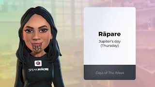 Days of the week in Māori  - Speak Māori