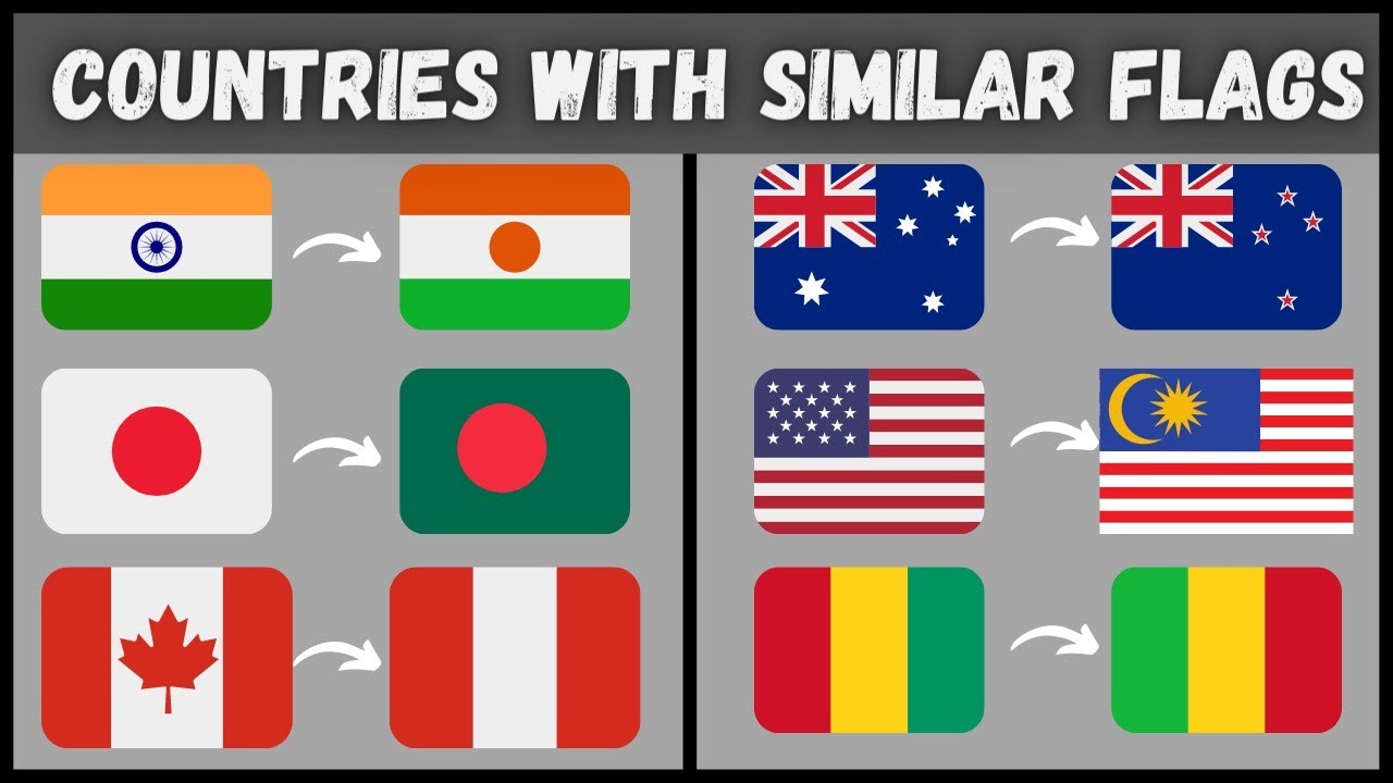 Flags that similar like Uzbekistan. Similar countries