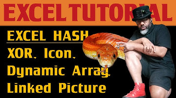 ExcelHash 2019: Snakes & Regs - XOR, Dynamic Arrays, Linked Picture, Icon
