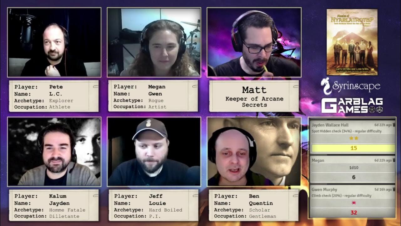 Masks of Nyarlathotep Episode 4 Pulp Cthulhu Actual Play YouTube