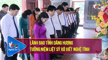 Lãnh đạo tỉnh dâng hương tưởng niệm Liệt sỹ Xô Viết Nghệ Tĩnh