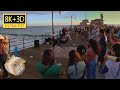 8k 3d a beautiful sunset santa monica pier part 22 vr180 quest2 quest pro etc