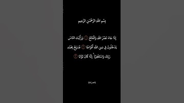 سورة النصر | المنشاوي #قرآن #quran #قران_كريم #المنشاوي