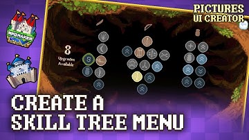 Create a Skill Tree Menu - Pictures UI Creator - RPG Maker MV / MZ plugin