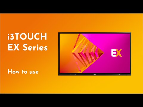 i3TOUCH EX Training Video