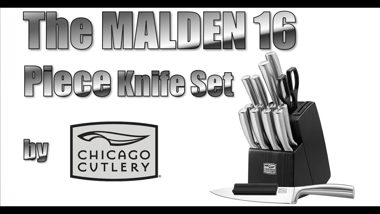 Chicago Cutlery 16-Piece Knife set with Block at