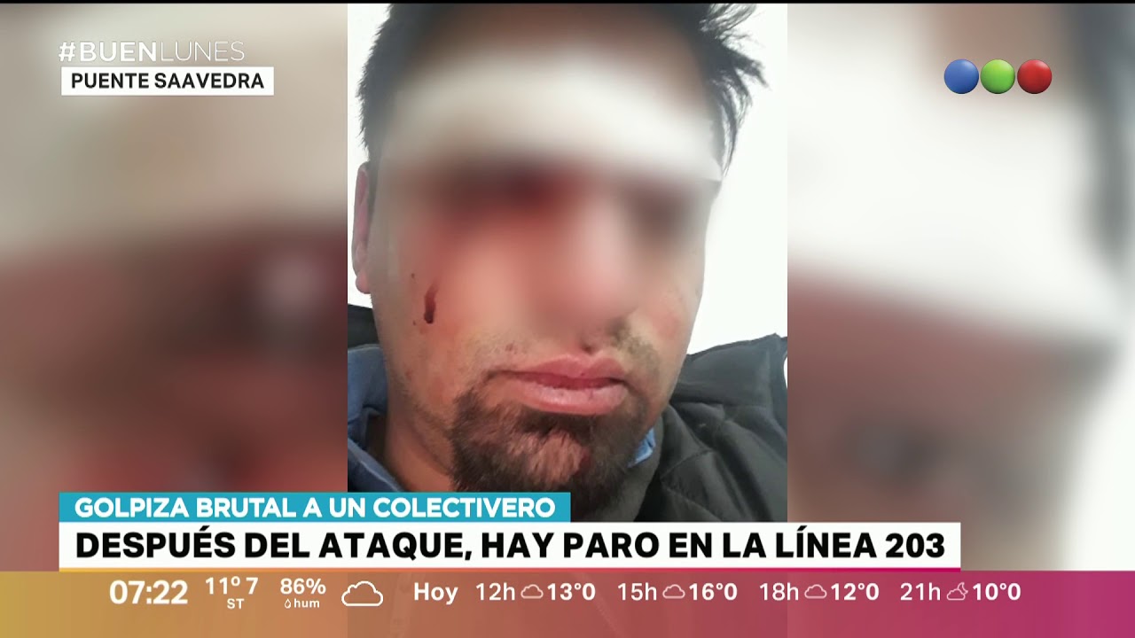 Ataque brutal a un colectivero buenos aires palermo
