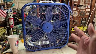 2018-19 Lasko Cool Colors Blue Box Fan Trashfind