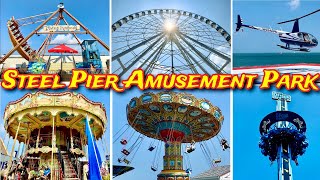 [4KHDR] Atlantic City Steel Pier Amusement Park