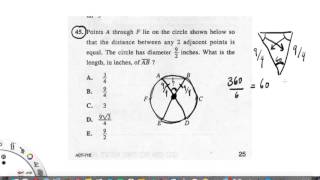 ACT Math: Hidden Triangles