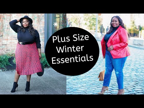 Plus Size Winter Wardrobe Essentials & Outfit Ideas 